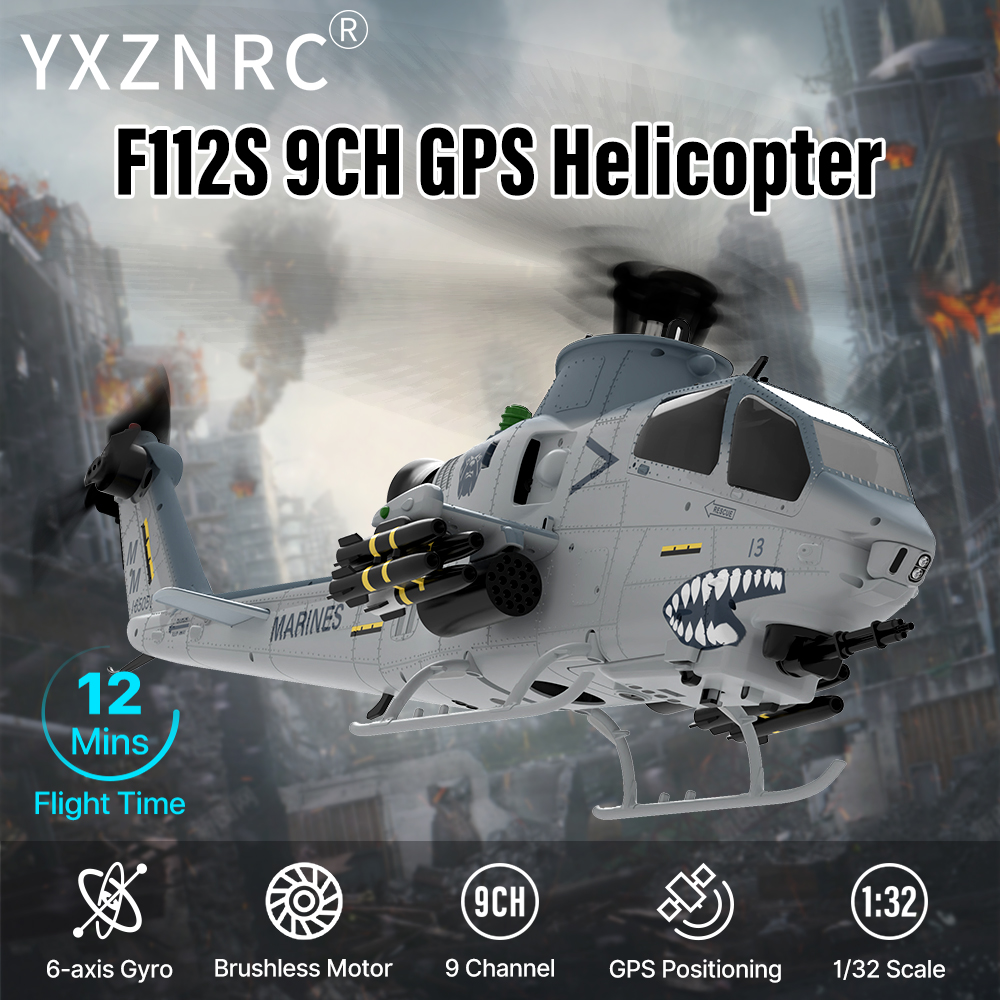YUXIANG RC Helicopter F112S 9C - Rc Helicopter Gyro ulasan dan harga