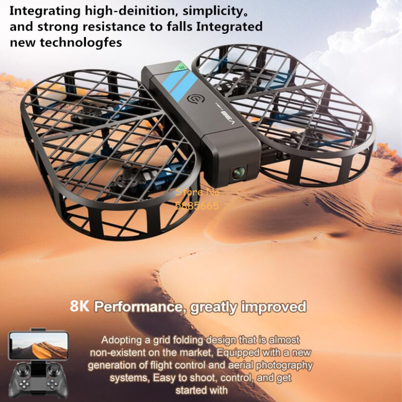 8K HD Camera 360° Protection O - Rc Helicopter Mini ulasan dan harga