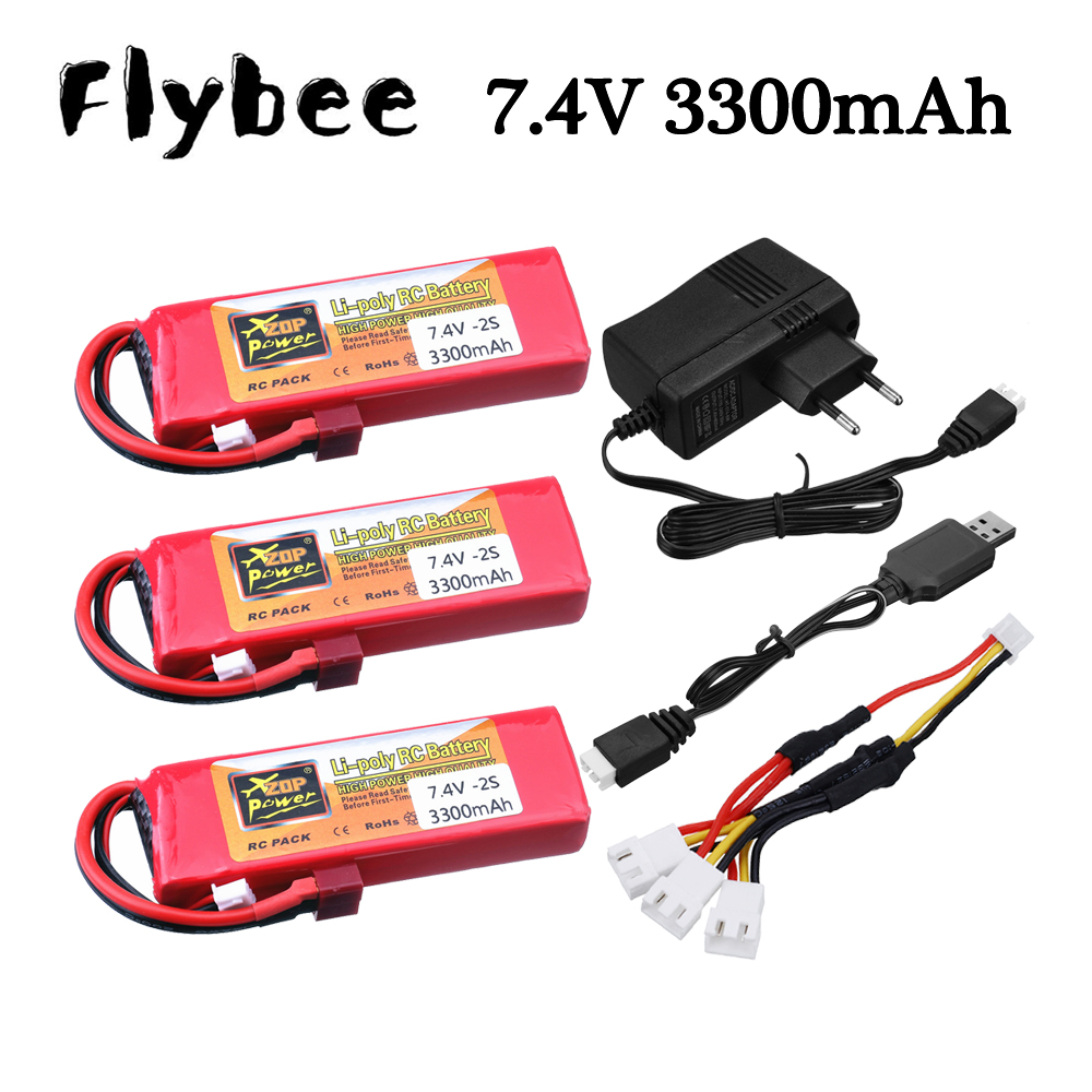2S 7.4V 3300mAh Lipo Battery C - Rc Helicopter Charger ulasan dan harga